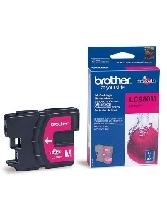 Cartucho tinta brother lc980m magenta 400 paginas dcp - 195c - dcp - 375cw - mfc - 250c - mfc - 255cw - mfc - 290c