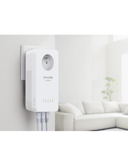 Kit de adaptadores powerline ac tp - link tl - wpa8631p kit dual band