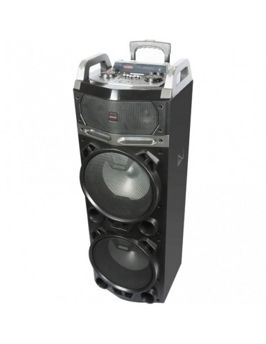 Altavoz trolley aiwa kbtus - 900 100w rms con karaoke 2 micros inalambricos