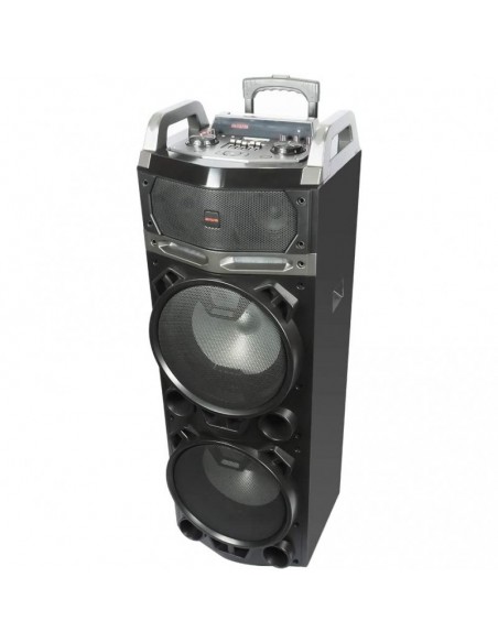 Altavoz trolley aiwa kbtus - 900 100w rms con karaoke 2 micros inalambricos Altavoz trolley aiwa kbtus - 900 100w rms con karaoke 2 micros inalambricos