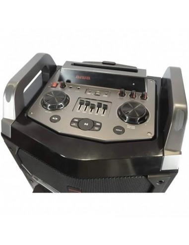 Altavoz trolley aiwa kbtus - 900 100w rms con karaoke 2 micros inalambricos