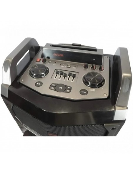 Altavoz trolley aiwa kbtus - 900 100w rms con karaoke 2 micros inalambricos Altavoz trolley aiwa kbtus - 900 100w rms con karaoke 2 micros inalambricos