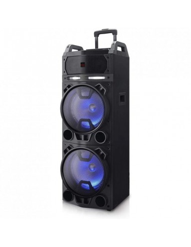 Altavoz trolley aiwa kbtus - 900 100w rms con karaoke 2 micros inalambricos
