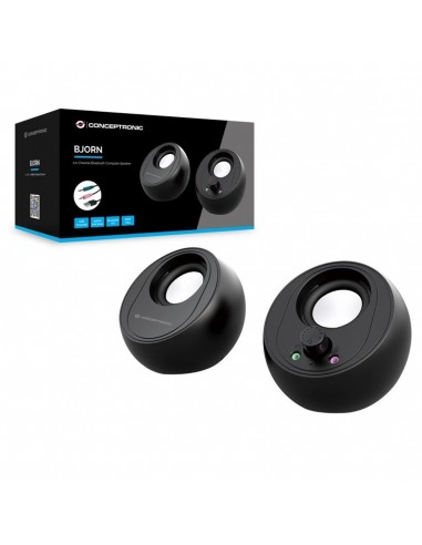 Altavoces conceptronic bjorn01b - 10w - negro