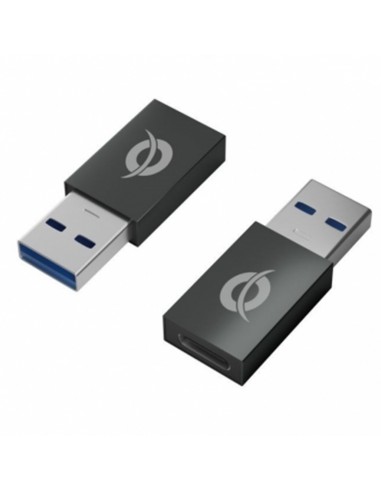 Kit adaptadores conceptronic usb 3.0 a usb tipo c macho - hembra 2 unidades