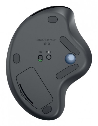 Raton inalambrico logitech ergo m575s negro