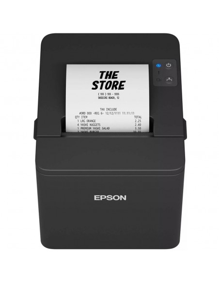 Impresora ticket termica epson tm - t20 iv red & usb negra