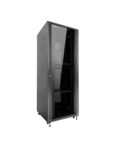 Armario rack de suelo 19 pulgadas phasak pro 37u negro 800x1000 montado pho 8142