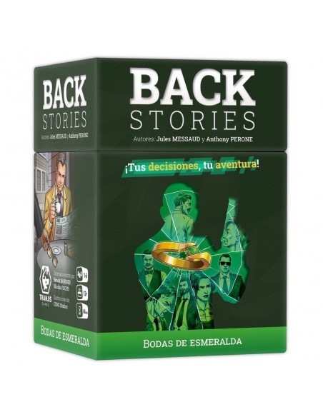 Juego de mesa back stories 2 - bodas de esmeralda
