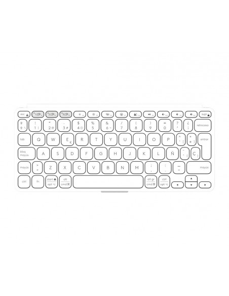 Teclado logitech keys to go 2 inalambrico blanco