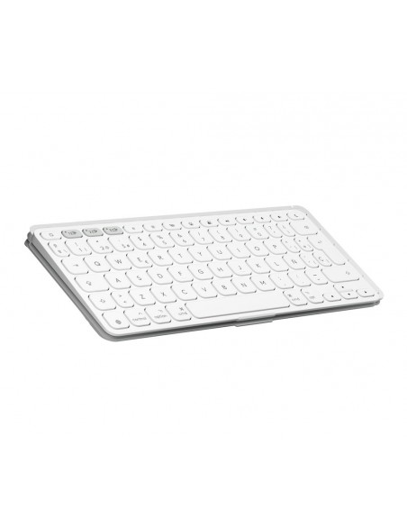Teclado logitech keys to go 2 for ipad inalambrico blanco