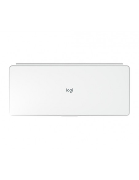 Teclado logitech keys to go 2 for ipad inalambrico blanco