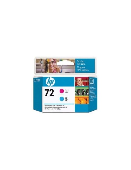 Cabezal impresion hp 72 c9383a cian - magenta designjet t610 t1100