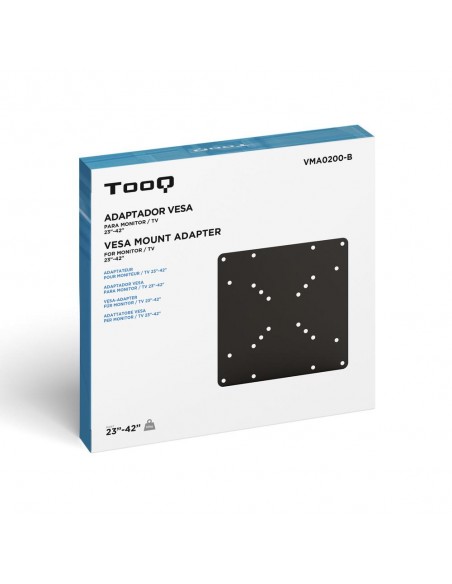 Adaptador vesa tooq vma0200 - b 200x200 -200x100 -100x200 negro Adaptador vesa tooq vma0200 - b 200x200 -200x100 -100x200 negro
