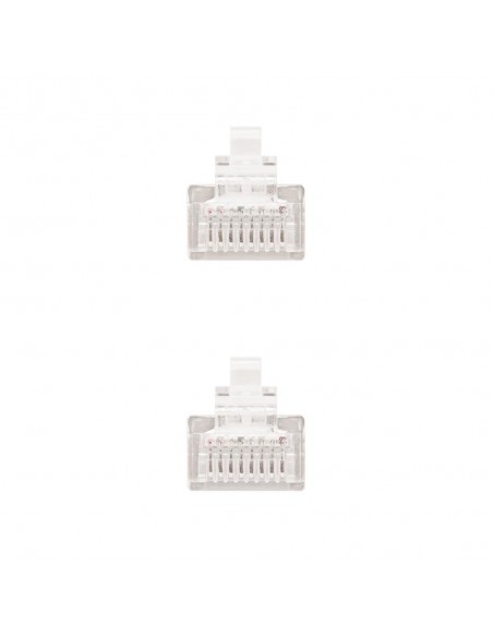 Cable red nanocable latiguillo rj45 utp cat6 0.5m gris 50cm Cable red nanocable latiguillo rj45 utp cat6 0.5m gris 50cm