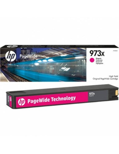 Cartucho tinta hp original cartridge nº 973x magenta pagewide f6t82ae