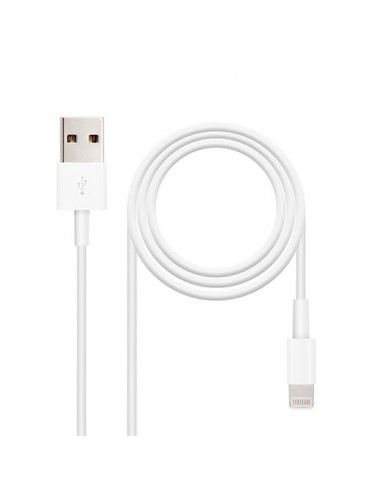 Cable lightning a usb tipo a nanocable 50cm - macho - macho