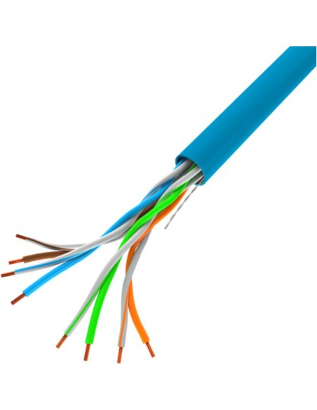 Bobina 100mb - s lanberg utp 305m rj45 solid cca awg24 azul Bobina 100mb - s lanberg utp 305m rj45 solid cca awg24 azul