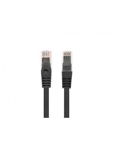 Cable red lanberg latiguillo cat.6 utp 10m negro fluke passed