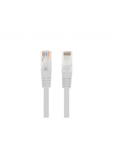Cable red lanberg latiguillo cat.6 utp 0.5m gris fluke passed