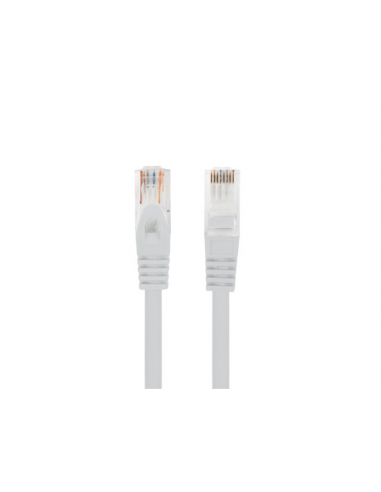Cable red lanberg latiguillo cat.6 utp 0.5m gris fluke passed