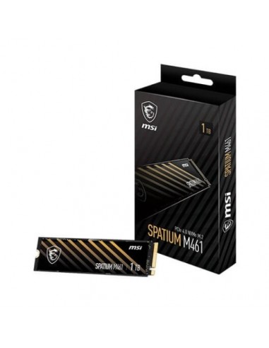Disco duro interno solido ssd msi spatium m461 1tb m.2 pcie 4.0