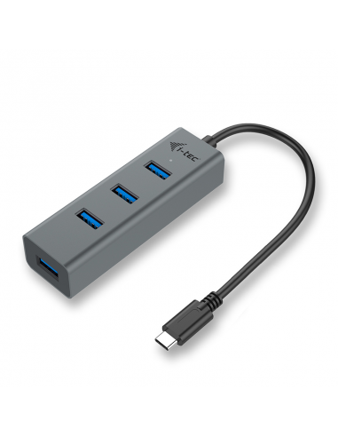 Hub i - tec usb - c con 4 puertos usb 3.0 con cable integrado 20cm