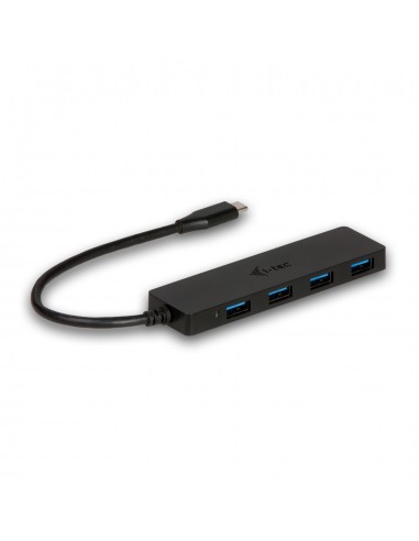 Hub i - tec usb - c delgado con 4 puertos usb 3.0 con cable integrado 20cm
