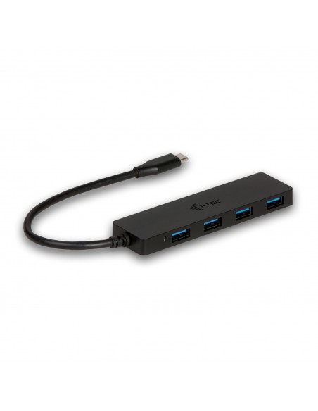 Hub i - tec usb - c delgado con 4 puertos usb 3.0 con cable integrado 20cm Hub i - tec usb - c delgado con 4 puertos usb 3.0 con cable integrado 20cm