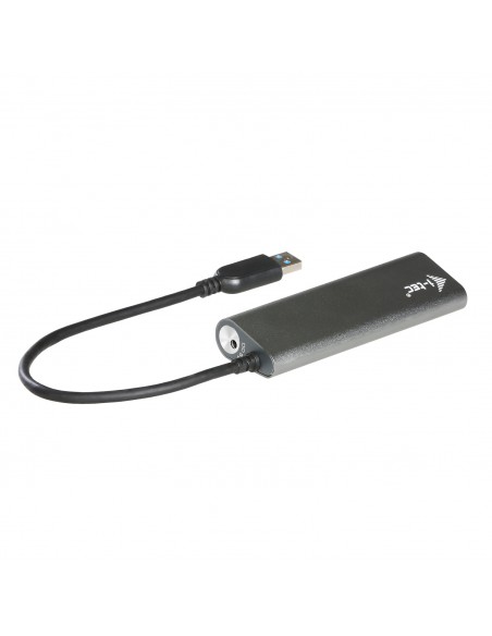 Hub i - tec usb 3.0 con 4 puertos usb 3.0 metalico con adaptador de alimentacion