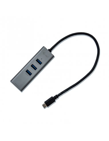 Hub i - tec usb - c con 3 puertos usb 3.0 y ethernet glan rj - 45