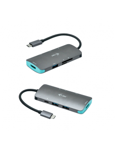 Docking station i - tec usb - c + power delivery 100w diseño nano