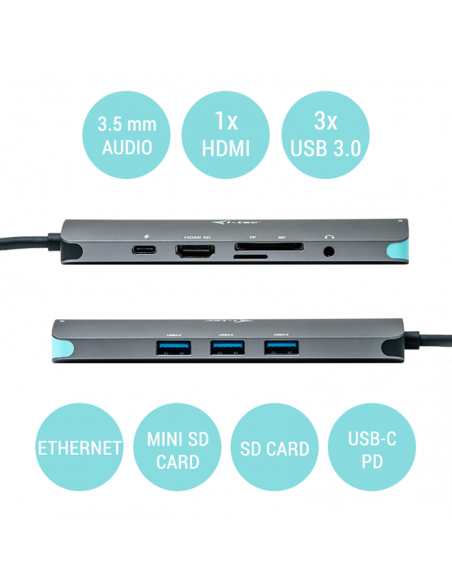 Nano docking station i - tec usb - c 4k con lan y power delivery 100w Nano docking station i - tec usb - c 4k con lan y power delivery 100w