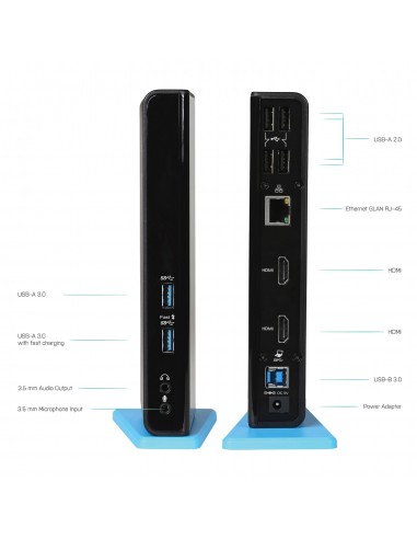 Docking station universal i - tec usb 3.0 - usb - c 2x hdmi