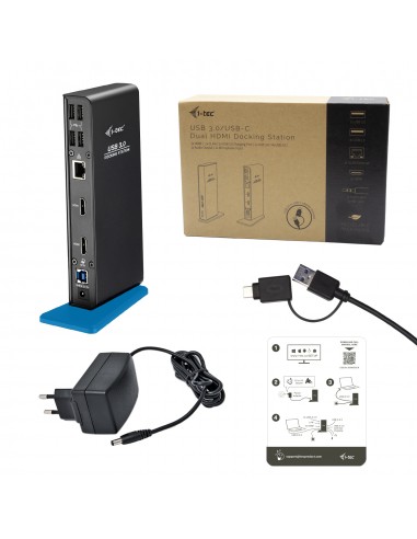 Docking station universal i - tec usb 3.0 - usb - c 2x hdmi