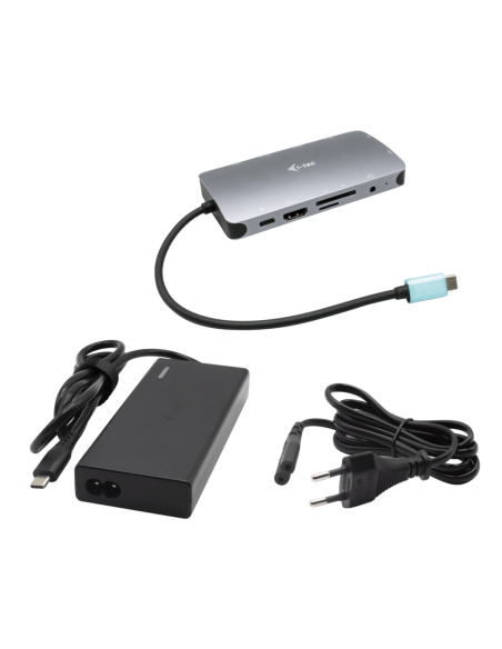 Nano dock i - tec usb - c metal dmi - vga with lan + universal charger 77 w