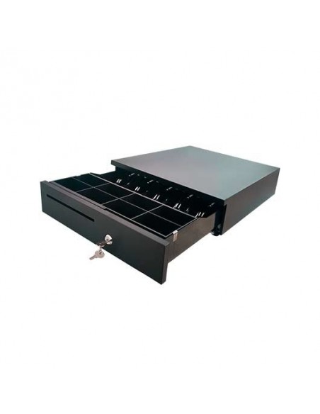 Cajon portamonedas 10pos lb - 405b1 negro 405x420 mm 5 bill 8 mon rj12 microsiwtch tpv cp - 405n