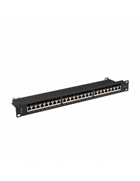 Patch panel lanberg 24 puertos 1u cat.7 ftp 19 pulgadas negro Patch panel lanberg 24 puertos 1u cat.7 ftp 19 pulgadas negro