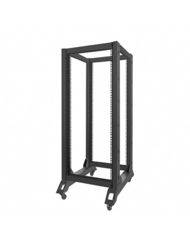 Armario lanberg abierto rack 19 pulgadas 27u - 600x800 negro