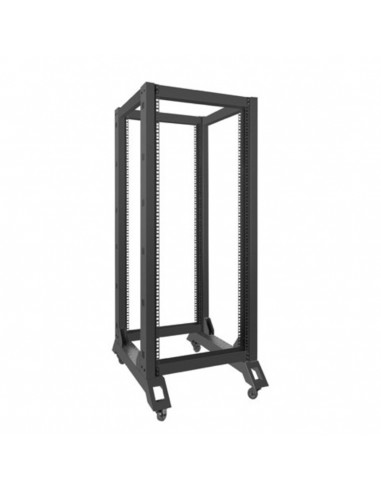 Armario lanberg abierto rack 19 pulgadas 27u - 600x800 negro