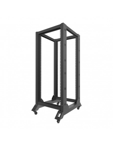 Armario lanberg abierto rack 19 pulgadas 27u - 600x800 negro