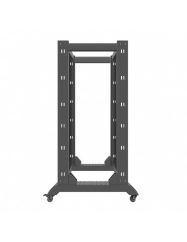 Armario lanberg abierto rack 19 pulgadas 27u - 600x800 negro