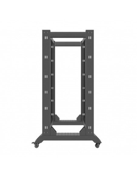 Armario lanberg abierto rack 19 pulgadas 27u - 600x800 negro