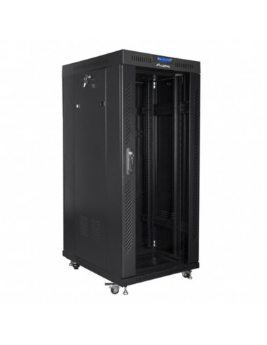 Armario lanberg rack 19 pulgadas 22u 800x800 negro