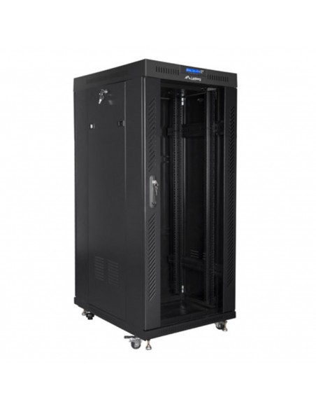 Armario lanberg rack 19 pulgadas 22u 800x800 negro Armario lanberg rack 19 pulgadas 22u 800x800 negro