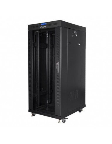 Armario lanberg rack 19 pulgadas 22u 800x800 negro