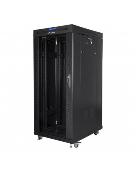 Armario lanberg rack 19 pulgadas 22u 800x800 negro Armario lanberg rack 19 pulgadas 22u 800x800 negro