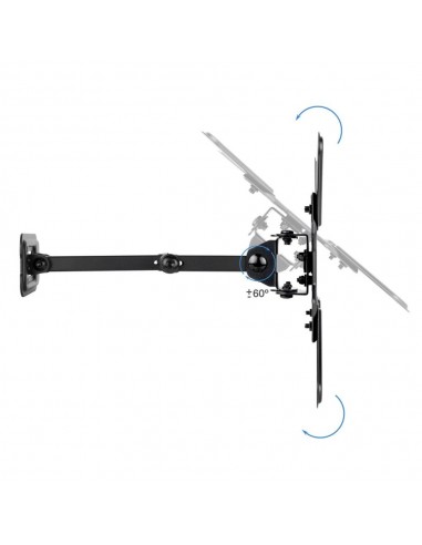 Soporte mesa tooq lp1344tn - b vesa hasta 43 pulgadas 200x200mm max 20kg