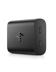 Cargador hp de portátil usb - c 65w dos puertos usb - c