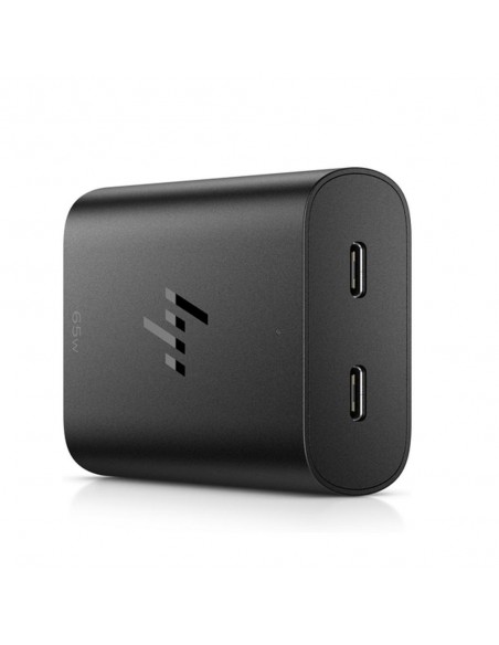 Cargador hp de portátil usb - c 65w dos puertos usb - c